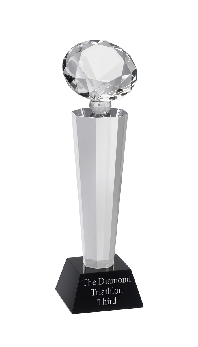 AC150A Engraved Optical Crystal Diamond
